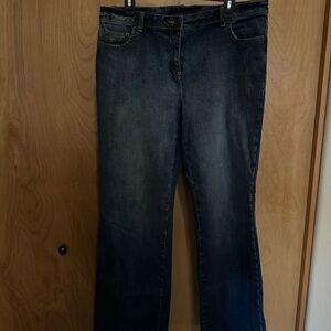 INC International Concepts Dark Blue Straight Leg Jeans